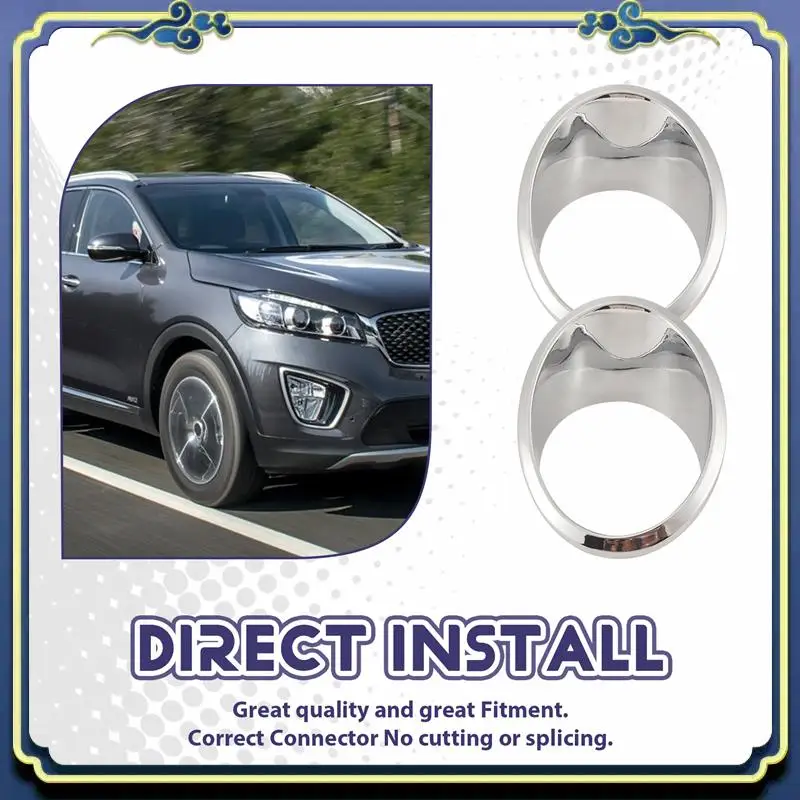 

AU16-передний бампер, противотуманная фара, накладка на рамку для Kia Sorento 2010 2011 2012