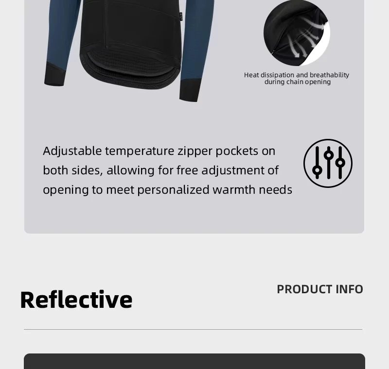 YKYWBIKE Winter -5-10 ℃ Herren Thermo-Fleece-Fahrradjacke, wasserdicht, winddicht, Fahrrad-Rennrad-Profi-Bekleidung, MTB-Fahrradoberteile – Detail 10