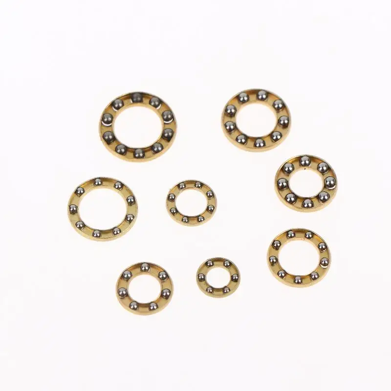 * New Sale 10Pcs Mini Plane Axial Bearing Ceramic Steel Ball Thrust Copper Support Folding Knife Opening And Closing Accessories