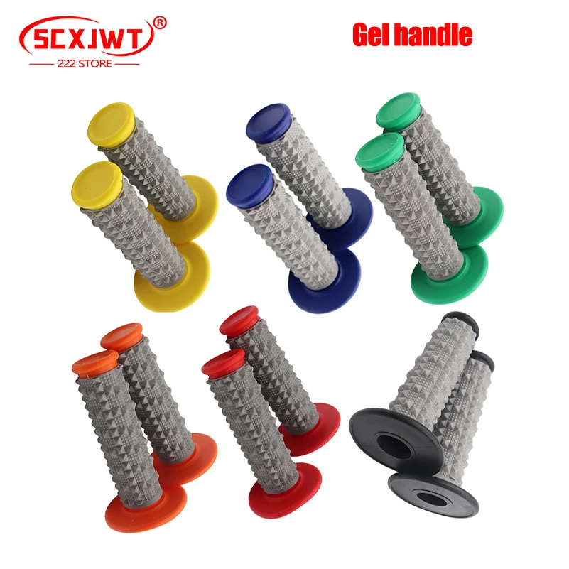 Protaper รถจักรยานยนต์ Handlebar Grips pro Taper Dirt Pit Bike Motocross เจลยาง Hand Grips 7/8