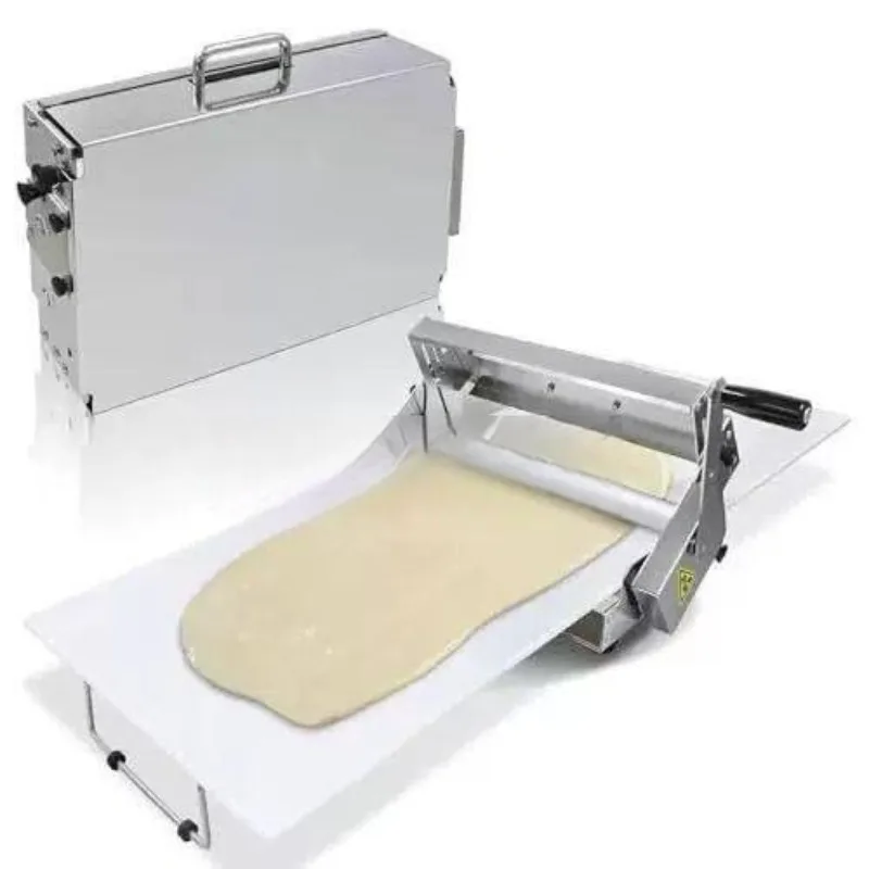 Household Stainless Steel Folding Manual Pastry Cutter Egg Tart Crust Forming Machine Rolling Pin Cutting Machine 40*60CM