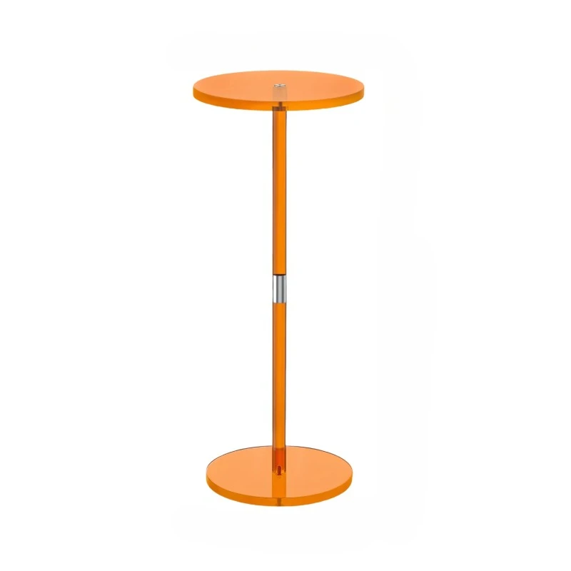 Orange Abstract Coffee Table Acrylic Dining Coffee Table Tempered Glass Easthetic Mesa Lateral Para Sala Nordic Furniture