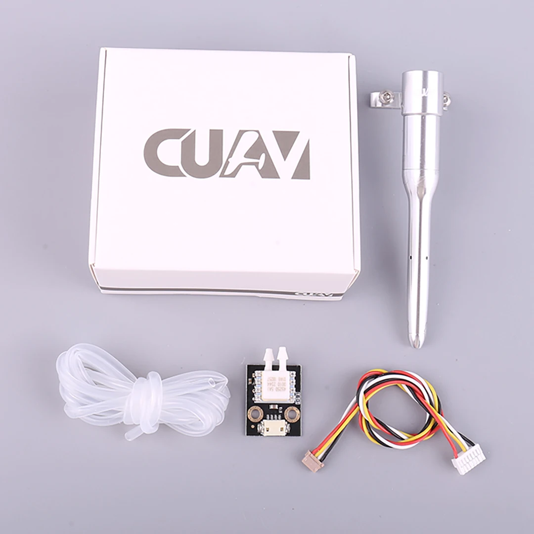 Cuav quente pitot tubo medidor de velocidade ar sensor kit diferencial para pixarwk apm px4 controlador vôo rc modelo avião