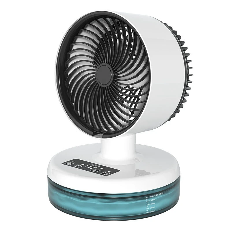 1 Piece Mini Electric Fan Home Desktop Desktop Spray Atomization Fan Portable Mini Humidification Fan