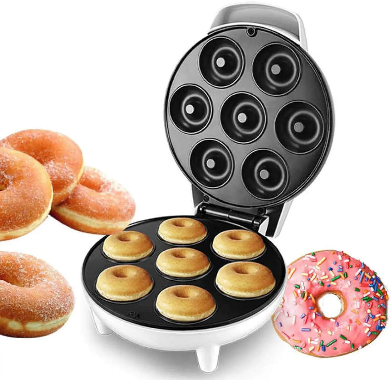 

Sandwich Maker，Sandwich Breakfast Machine ， 1200W Mini Electric Doughnut Maker ， Household Breakfast Machine Household Kitchen A