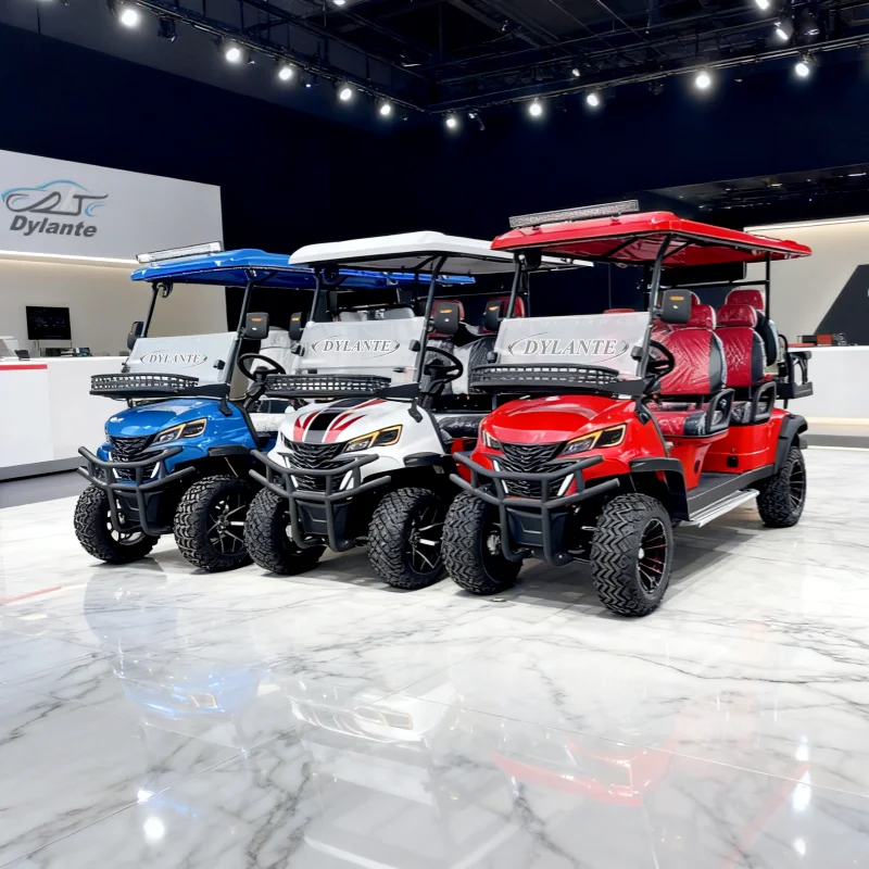 

Solar Panel Powered 6000W, 4KW, 5000W Motor 48V 60V 72V Four-Wheel Scooter Electric Off-Road Vehicle Golf Cart For Golf Courses