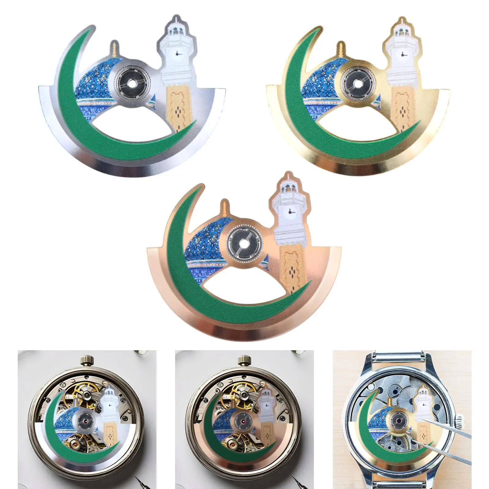 

Watch Rotor Easy to Use Professional Accessory Watchmakers Component Repairing Automatic Rotor for NH36 NH39 NH38 NH35 4R35