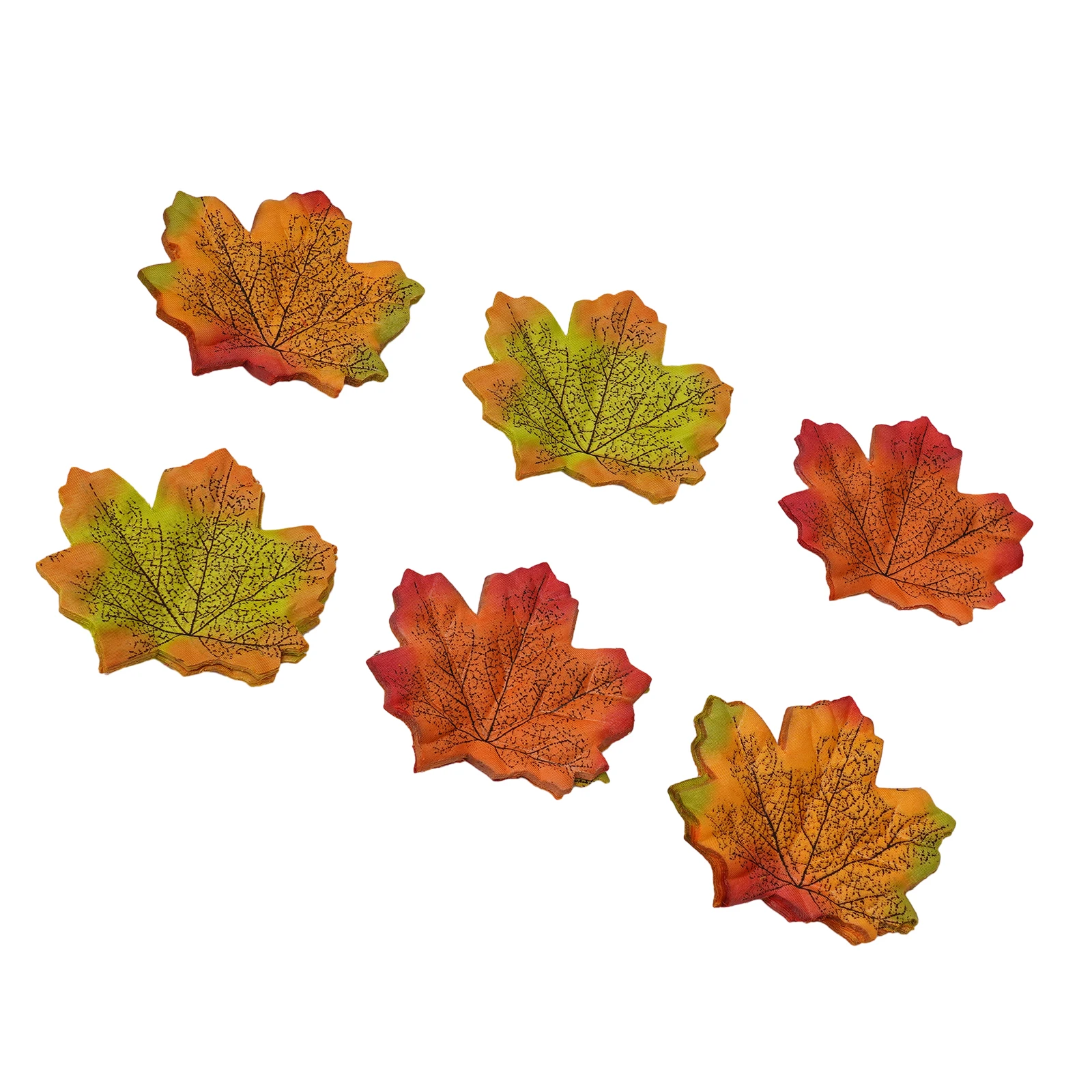 Fake Maple Leaves Fall Silk Craft Decor Home Mixed Color Party Romantic Room Wedding 100/200Pcs Autumn Hot New