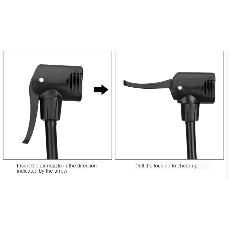A Bicycle Pump Motorcycle Foot  High-Pressure Pump Foot Car Air