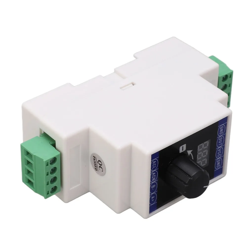 RS485 Current Signal Generator 24V Power Digital Display Current Analog Generator 4-20mA DC Rail Installation