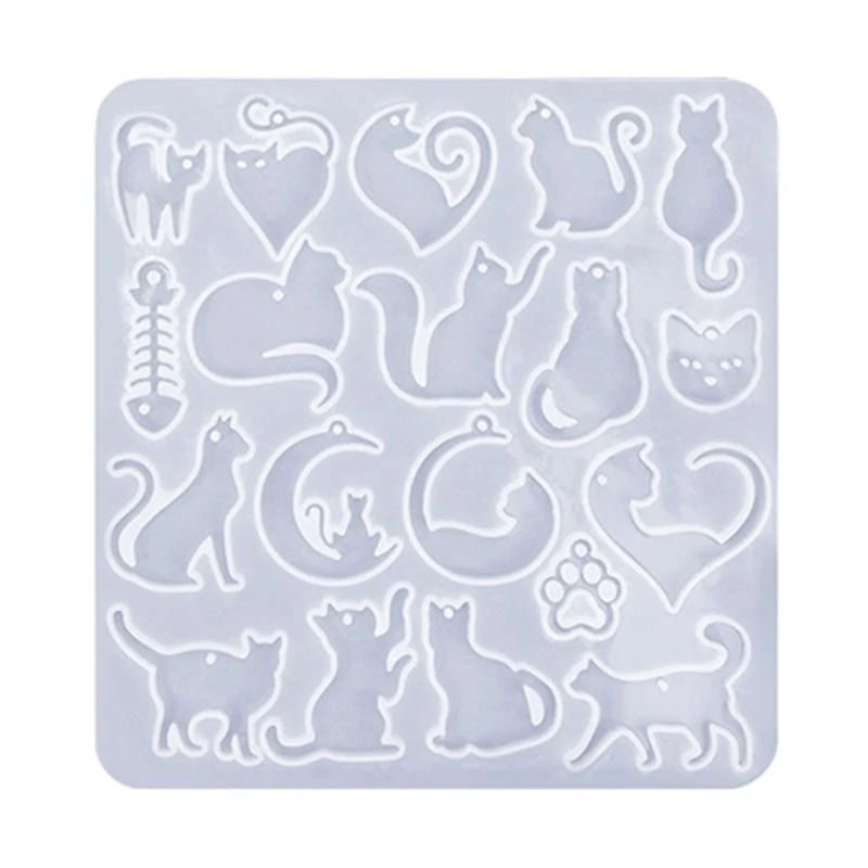  Silicone Earrings Mold Crafting Moulds Keychain Pendant Molds Silicone Texture Jewelry Molds Perfect for Animal Lovers