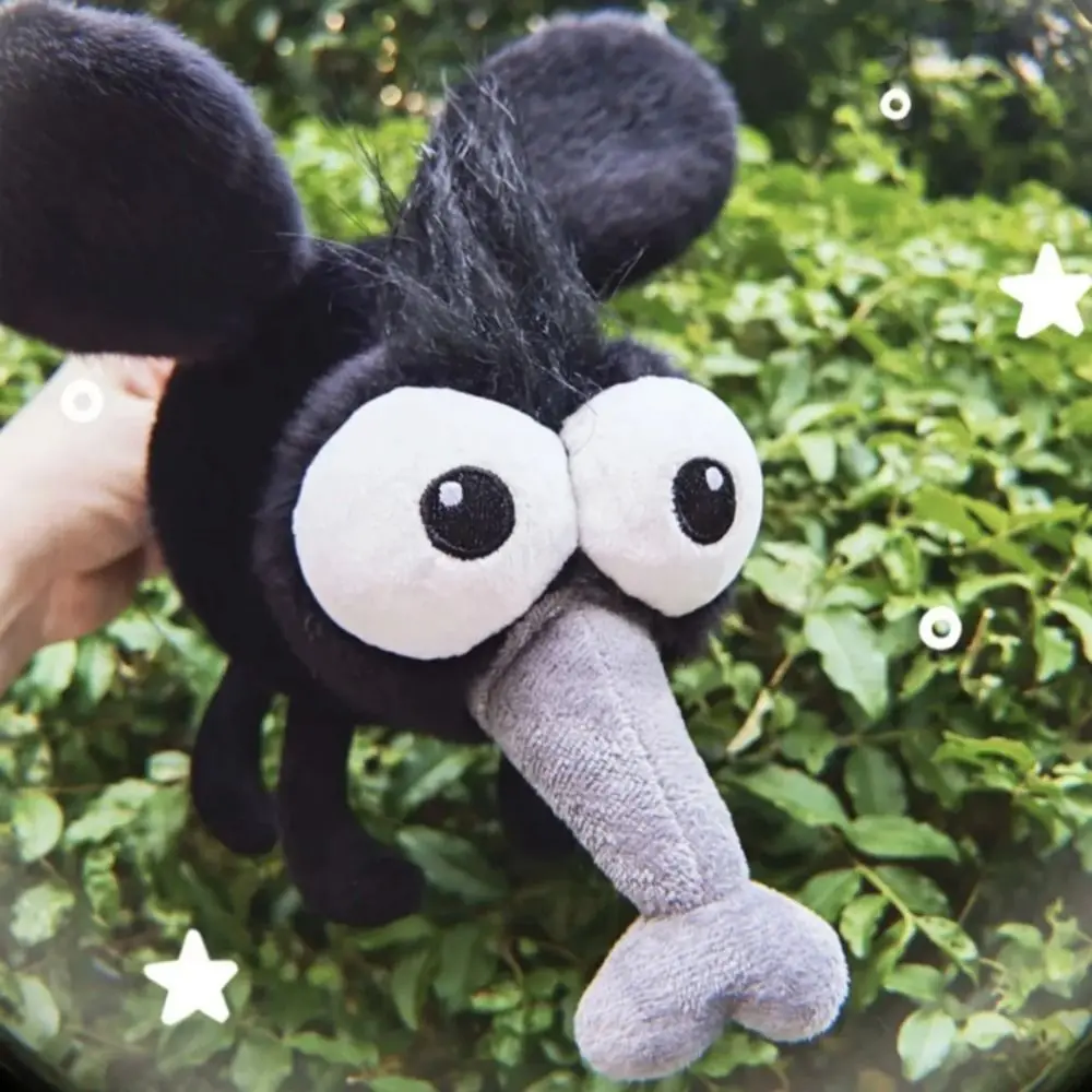 

Funny 13cm/25cm Mosquito Plush Toy Cute with Angry Face Simulation Mosquito Cartoon Creativity Mosquito Keychain Summer