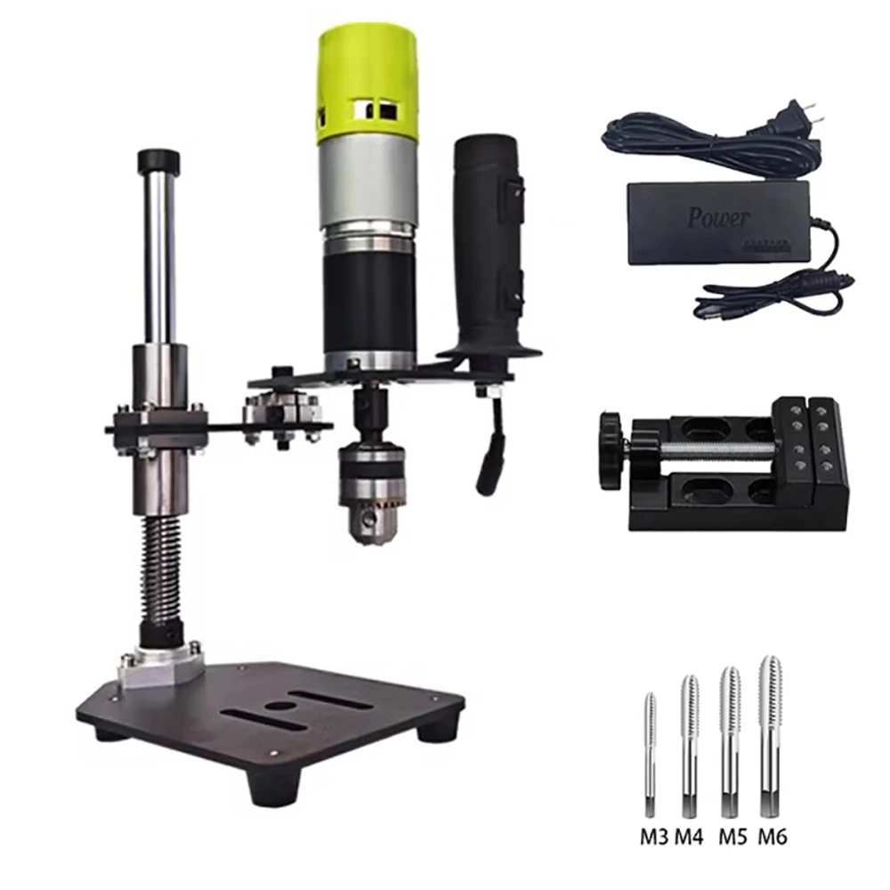 Compact & Portable Electric Tapping Machine Variable Speed Multi-function Tool for Home Metal Thread Processing