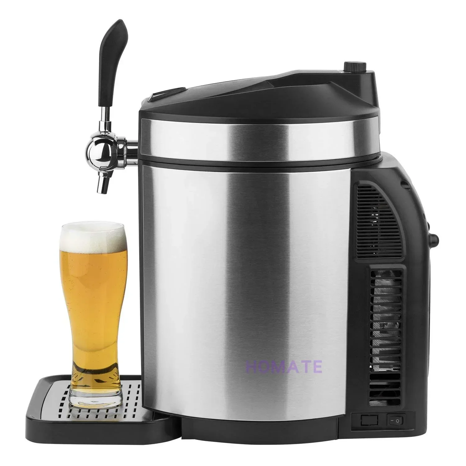 5 Liters Beer Barrel Draught Beer Machine Commercial Household Automatic Cold Wine  Equipment Small Barbecue Draft