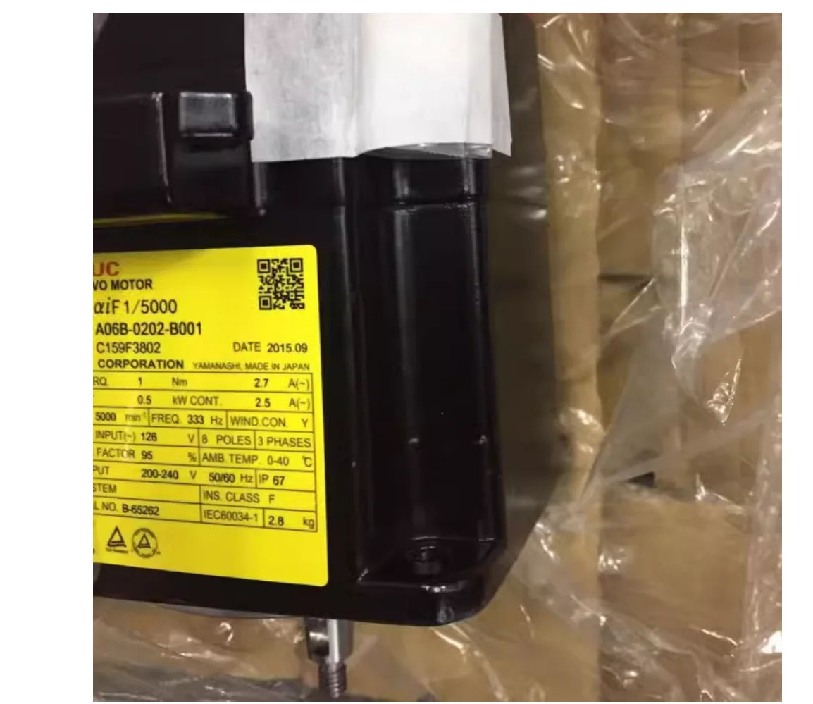 

A06B-0202-B001 Fanuc AC Servo Motor Tested Ok A06B0202B001