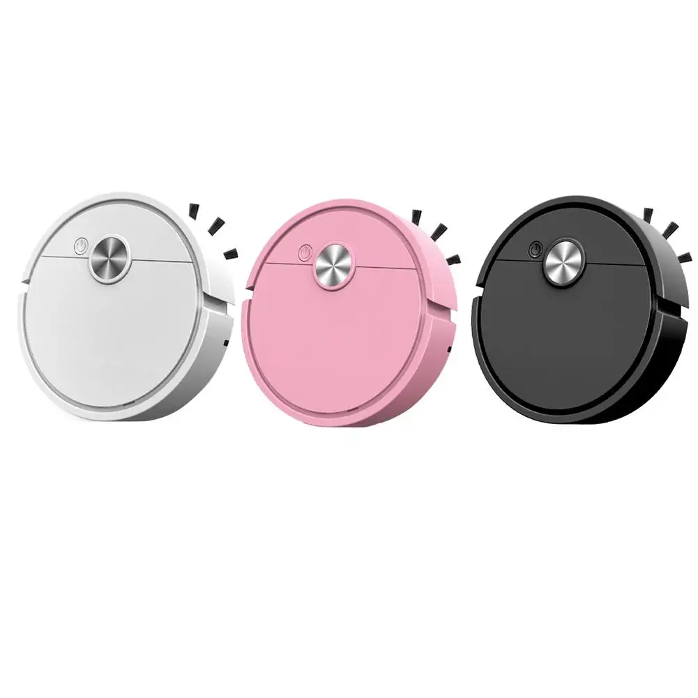 3 In 1 Robot Vacuum Cleaner Cleaning Cloths Side Brushes Smart Sweeping Robot Home Cleaning Sweeping And Wet Mopping Floor
