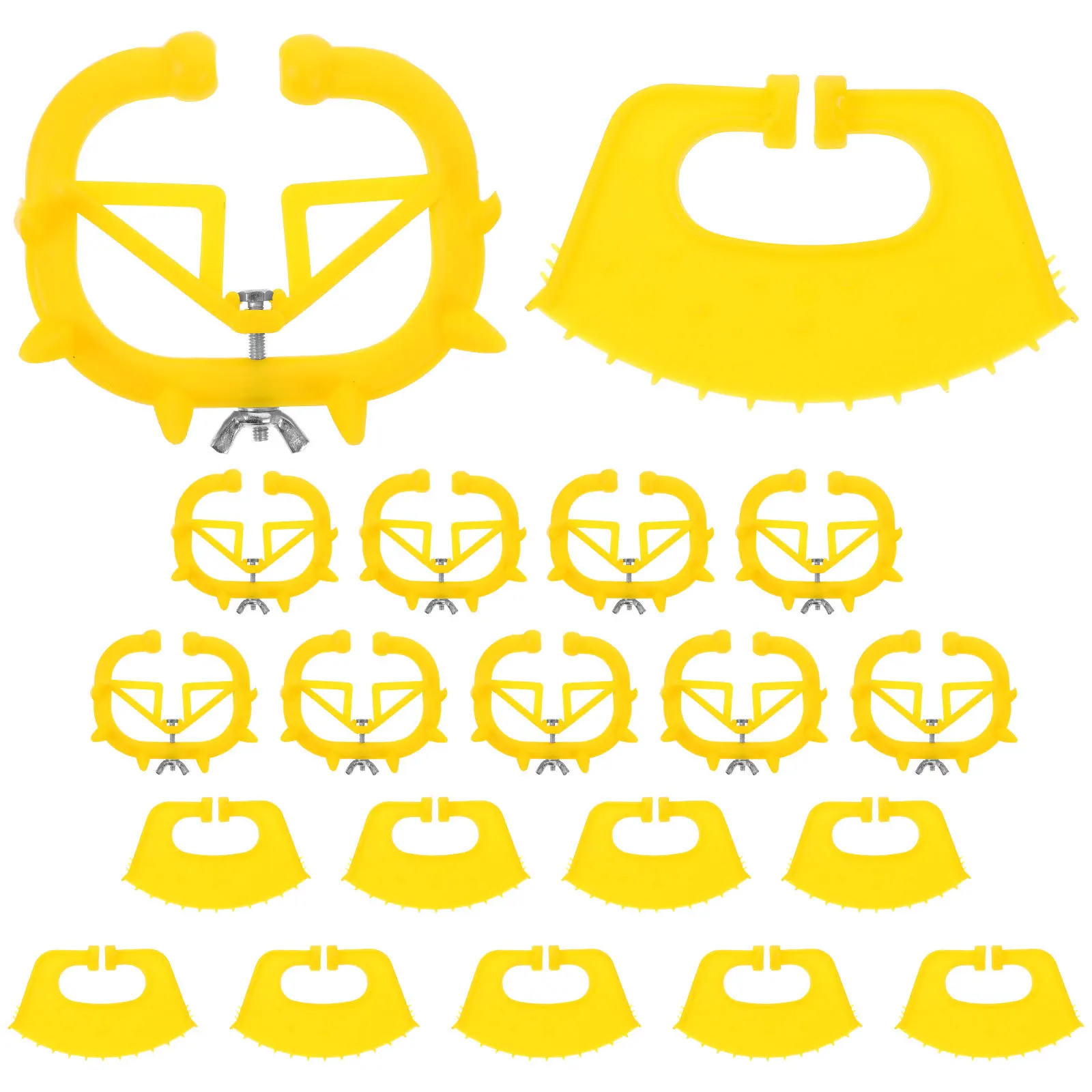 

20Pcs Plastic Calf Nose Clip Cattle Weaning Tool Safe Comfortable Weaner Clamp for Stress-Free Calf Separation