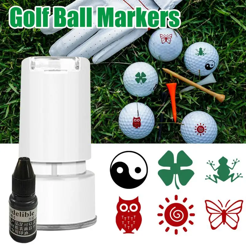 

Golf Ball Stamper Markers Reusable Marker Tools Quick-dry Golf Ball Marking Stamp Impression Seal Marker Golf Accessories