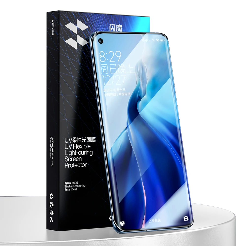 SmartDevil UV Screen Protector Elastyczna folia fotosolidna dla Xiaomi 15Ultra 14Pro Zakrzywiony pełny ekran dla Xiaomi 13 Civi4 Pro 12X — zdjęcie produktu 7
