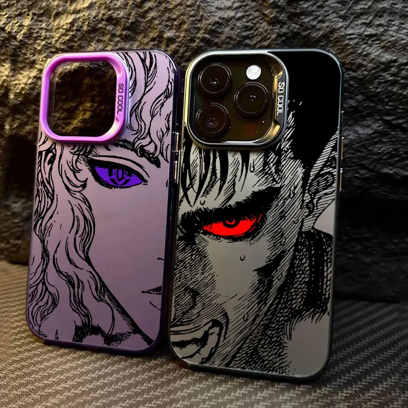 

Griffith Guts Berserk Hot Coque For Apple iPhone 17 Air 16e 16 14 15 13 11 Pro Max 16 Plus 12 17 Pro Shockproof Case Phone Cover