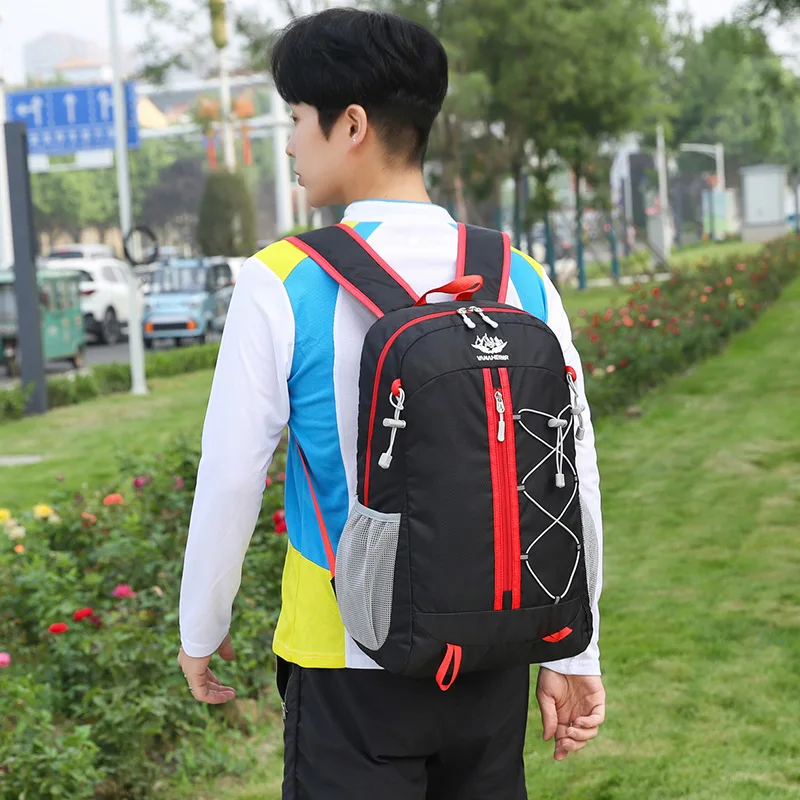 Outdoor Unisex Backpack Portable Foldable Lightweight Large Capacity Sports Hiking Traveling Backpack for Men And Women