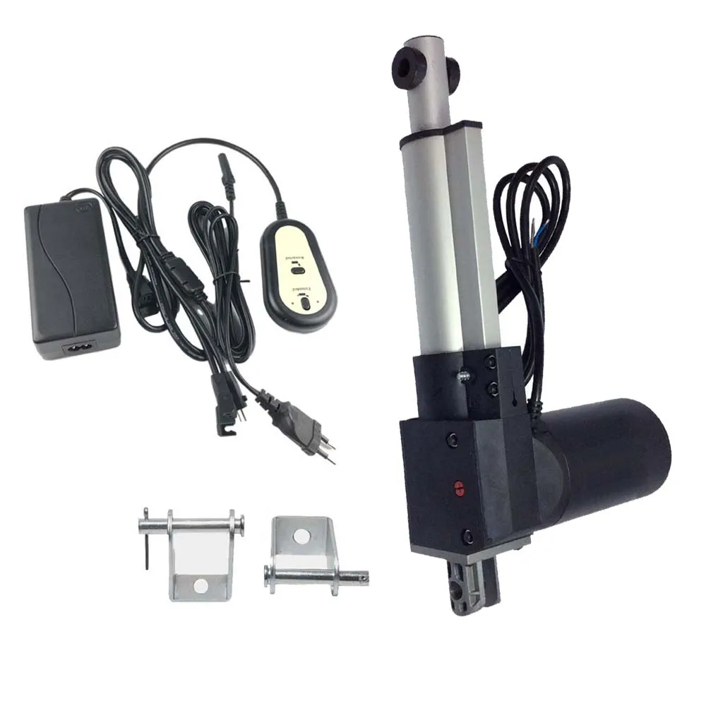 

Linear Actuator 12v 25mm-1000mm Stroke + 1set DC Power Supply Handle Switch Controller + 1pcs Mounting Brackets