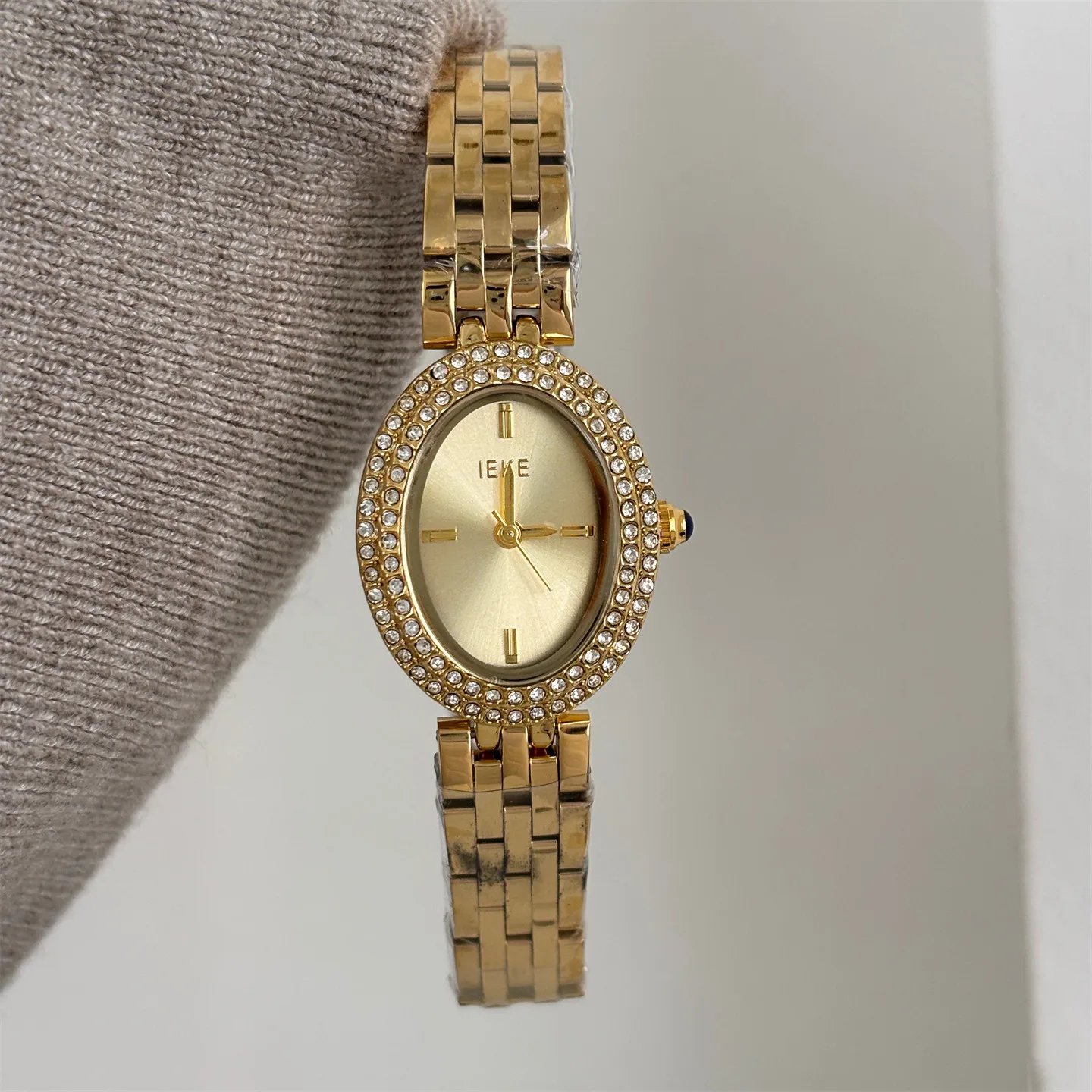 New Luxury Stainless SteelWatch For Women Exquisitely Designed Chain Bracelet Watch A Creative Gift For Women Women'S Wristwatch