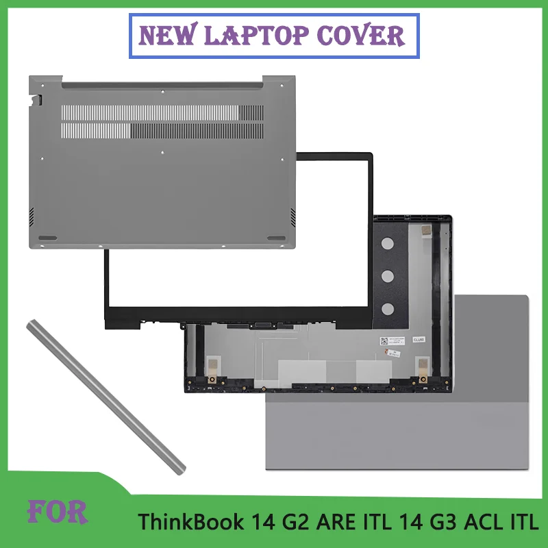 Nuevo para ThinkBook 14 G2 ARE ITL 14 G3 ACL pantalla LCD tapa trasera cubierta superior/cubierta trasera/bisel frontal/cubierta inferior/cubierta superior