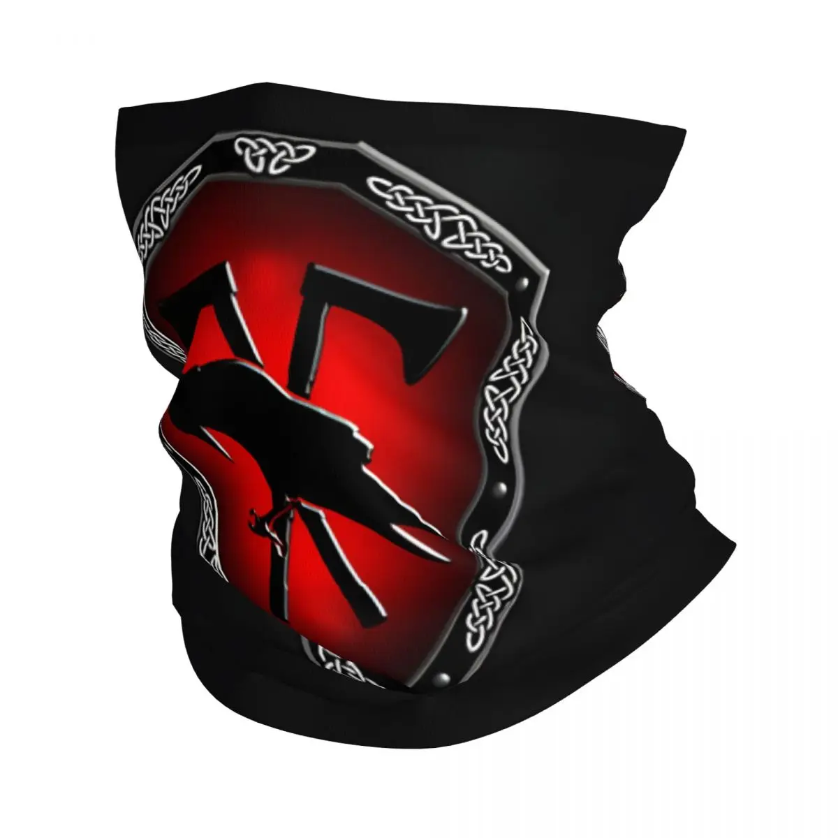 SHIELD Raven Viking Scarf Neckerchief Neck Face Mask Polyester