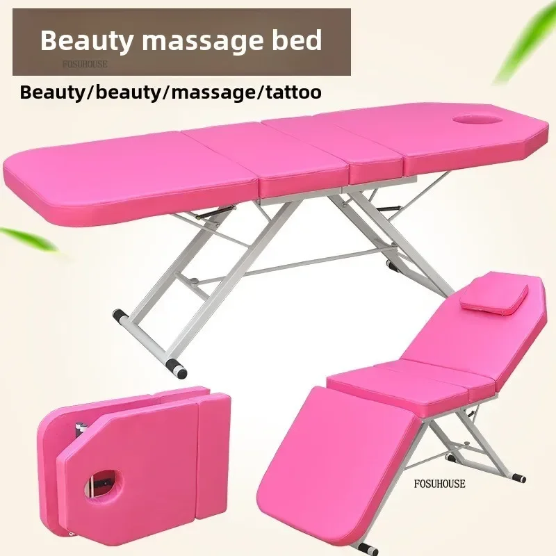 Folding Professional Spa Massage Table Portable Salon Table De Massage Stretcher Salon Furniture Foldable Portatil Lash Bed