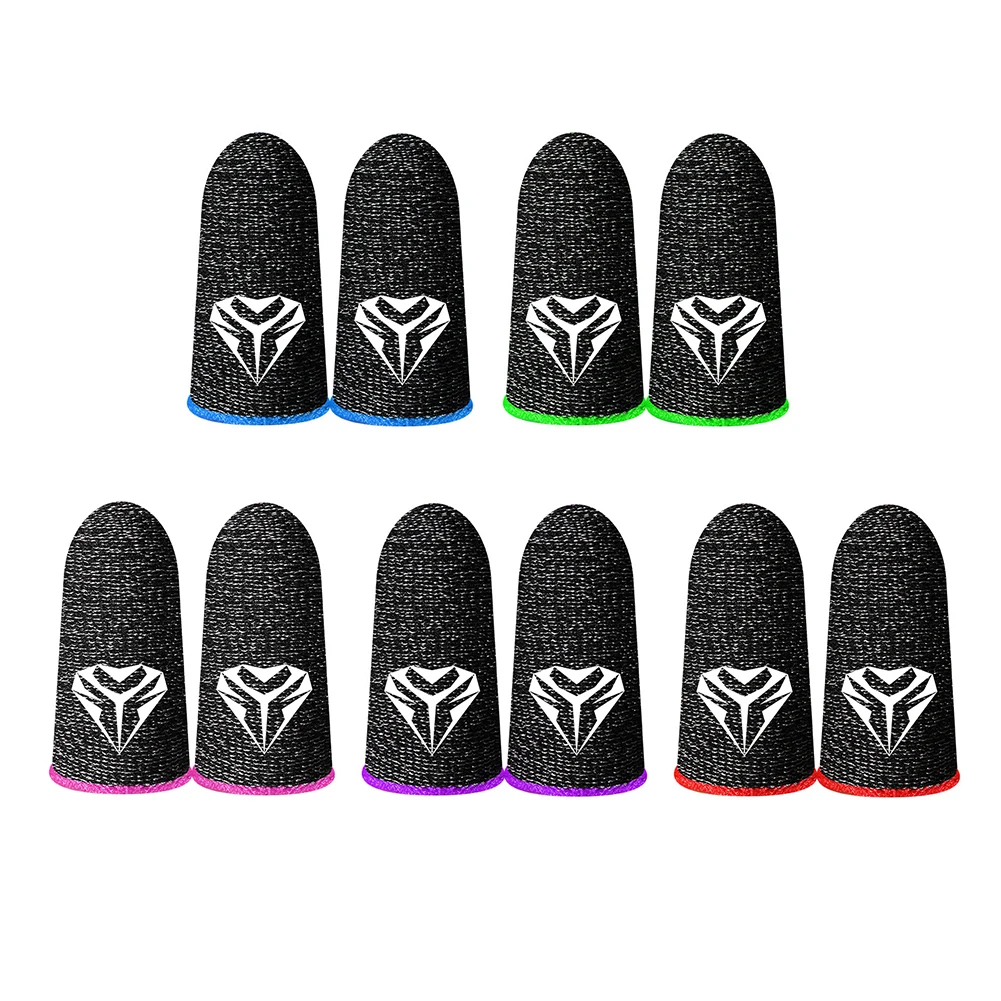 Mobile Game Fingertip Gloves For PUBG Gamer Sweatproof Anti-slip Touch Screen Finger Sleeve Breathable Gaming Finger Cover Cot