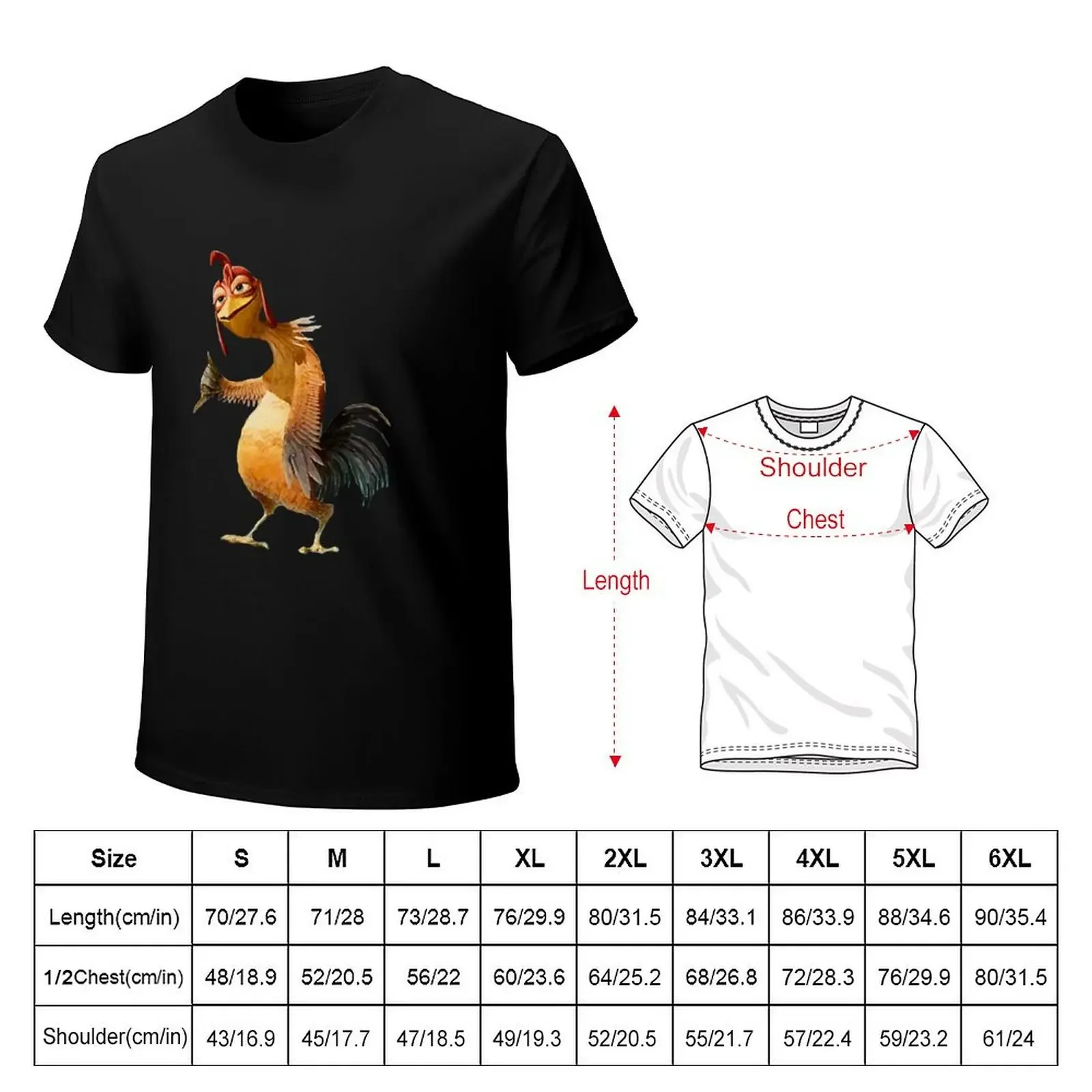 Chicken Joe funny meme T-Shirt vintage anime shirt street wear oversized t shirts for men