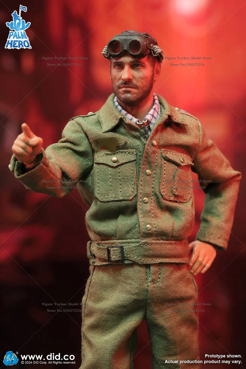 In Voorraad DID XD80026 1/12 Palm Hero Captain Heinrich Lehmann Beweegbare Man Action Figure Knappe Militaire 6 "Volledige Set soldaat