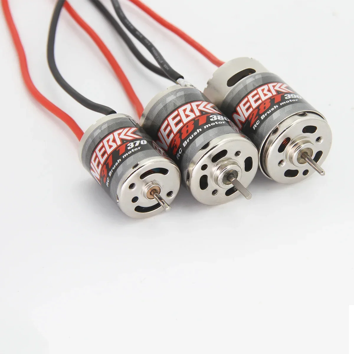 NEEBRC 370 380 390 RC Crawler Brushed Motor 7.2V JST for 1/10 1/12 1/14 1/16 1/24 Car AXIAL SCX24 B17 TAM54393 TRX 7075 HSP RGT