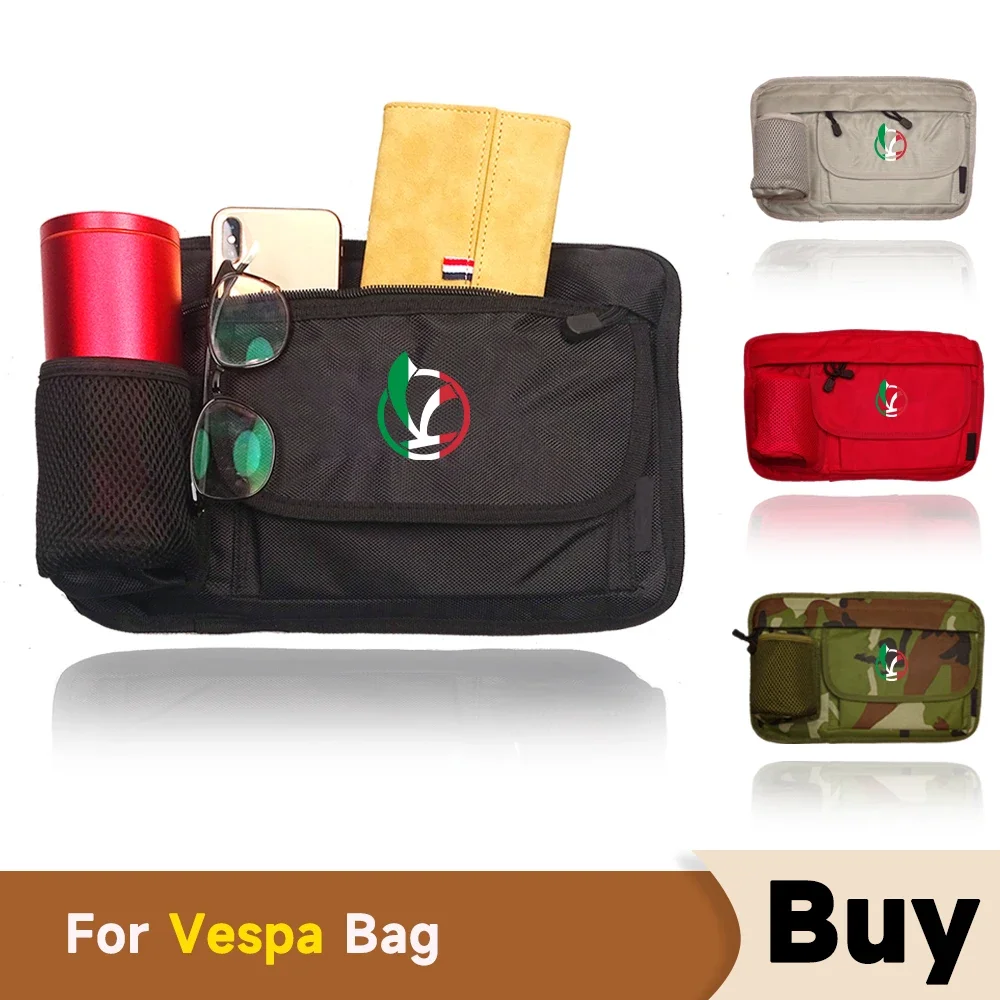 مقاوم للماء حقيبة القفازات حقيبة تخزين من القماش لفيسبا البريدي بيفرلي سكوتر GTS LX LXV GTV سبرينت بريمافيرا 300 دراجة نارية الملحقات #2
