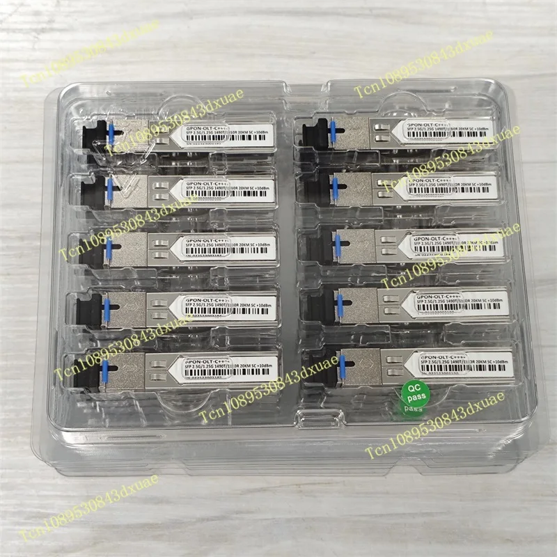 

[100% Новинка] +10db SFP Gpon Olt C++++ Модуль Pon Tx1490nm/Rx1310nm 20km SC UPC, совместимый с ZTE Fiberhome Parks HW VSOL