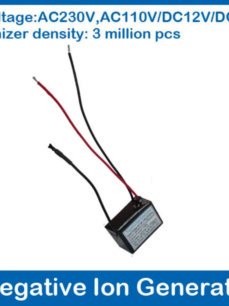 Air Purifier Parts for Home Negative Ion Generator AC220V Anion Generator Ionizer Density 3 Million Pcs/cm3 Powe 1W