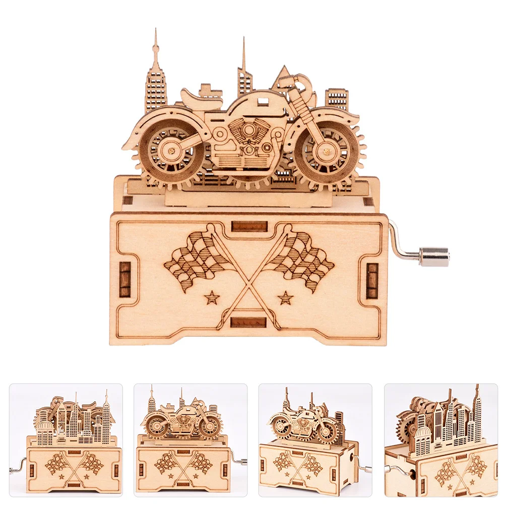 1 set 1 set puzzle carillon puzzle in legno per bambini assemblaggio fai da te giocattolo educativo superficie liscia sviluppe creatività