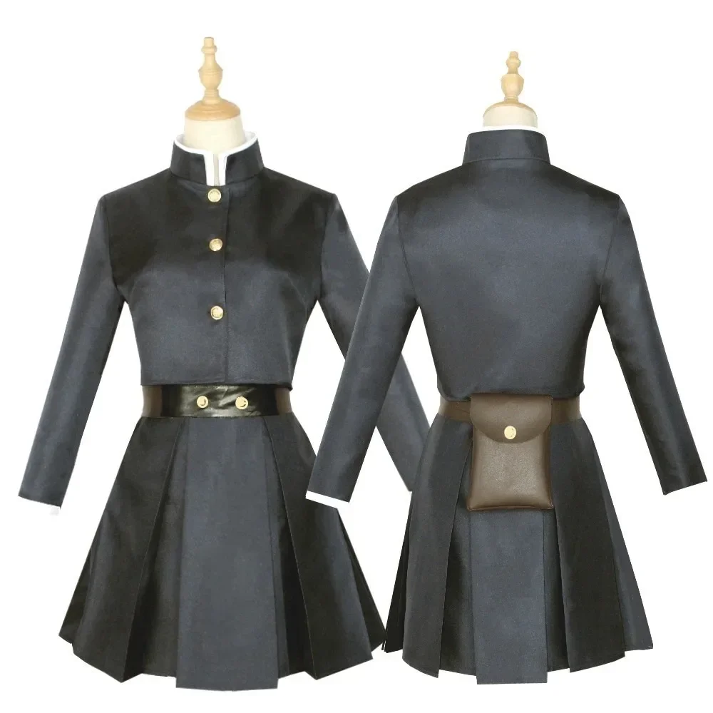 أزياء الهالوين En Stock S-3XL Kugisaki Nobara التأثيرية Perruque Poche Sac Ceinture أزياء الهالوين النسائية الزي الرسمي
