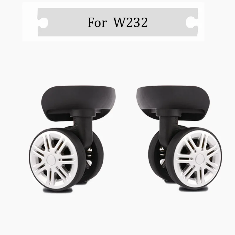 

For W232 Luggage Wheelset Silent Spare Wheels Suitable For Most Luggage Wheelset Repairs Smooth Rolling
