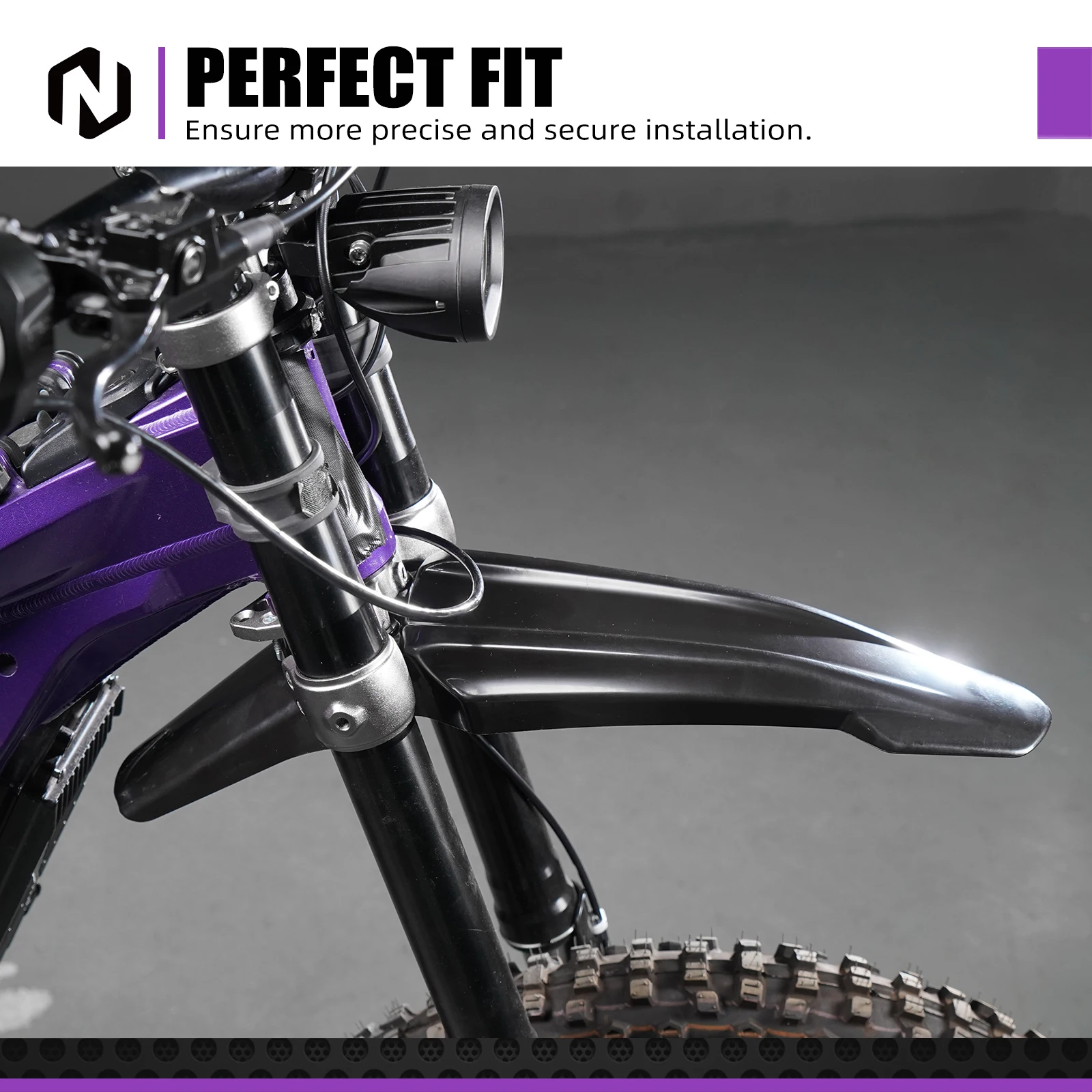 NICECNC لـ Surron Light Bee X Sur-Ron Light Bee S واقي الطين الأمامي لـ Segway X160 X260 ملحقات الدراجة الترابية الكهربائية