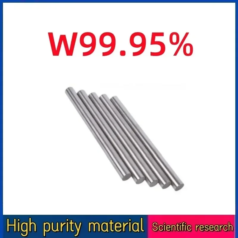 1piece Length 100mm High Purity Tungsten Rod Tungsten Needle Φ4.0-20mm Tungsten Electrode W99.95%