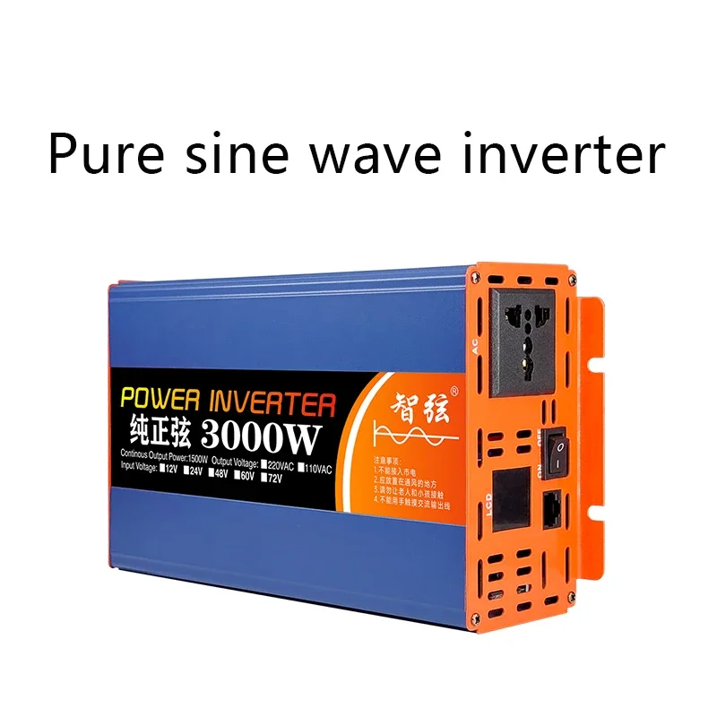 Hot sale 3000W 12v 24v 48V To 220v 3000 watt pure sine wave inverter 12v 220v inverter hybrydowy off grid