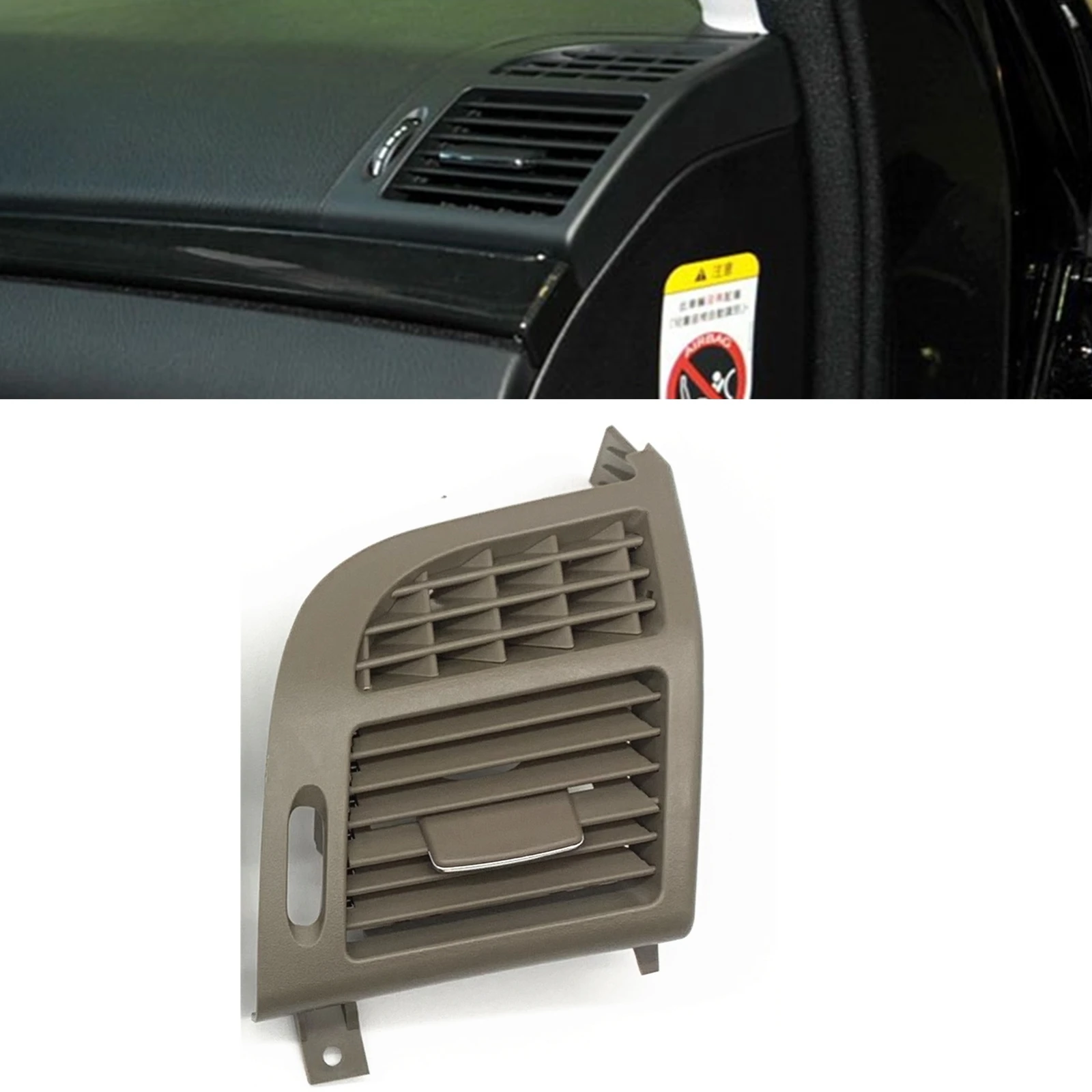 Front Dash Air Vent Dashboard Outlet Grill Cover Hood Frame For Mercedes Benz  W211 2003-2008 W219 2007-2009