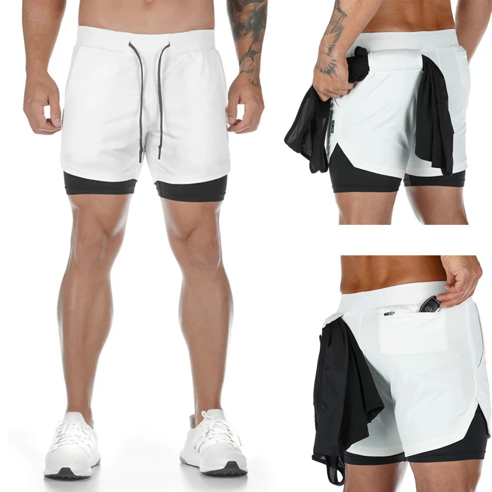 Anime Gym Shorts Men Fitness Sports Jogging Sportwear Training Sport Shorts Male Men\'s Summer Performance Shorts