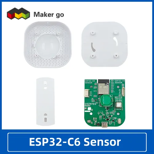 Imagen 1 del producto El multisensor ESP32-C6 puede detectar CO2, VOC, IMU, temperatura, humedad, presión de aire, luz y cuerpo humano, enchufe USB tipo C y