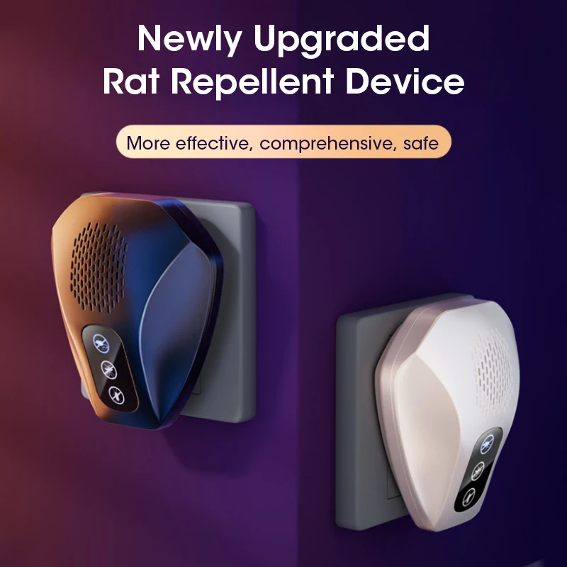 Ultrasone Knaagdieren Muggenmelk Apparaat Thuis Elektronische Rat Repellent Spider Kakkerlak Killer Intelligente Rat Verdelger