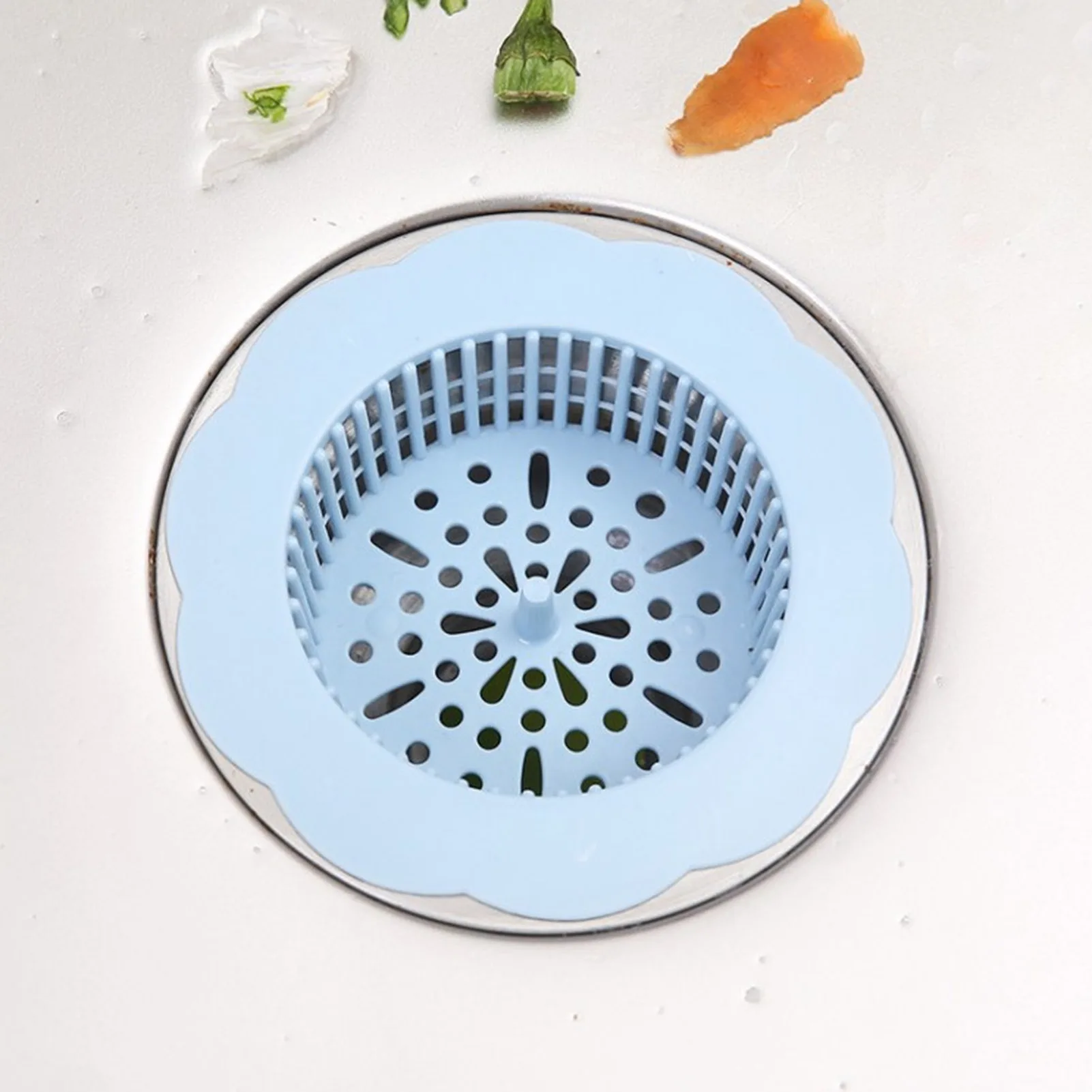 

Sink Strainers for Kitchen Sink Clog-Resistant Plastic Waste Plug Sink Filter with Wide Rim for Round Drain Holes UND Sale