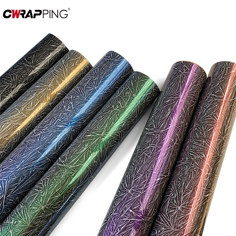 

PVC Vinyl Paper for Car Adhesive Vinyl Wrap for Car Ice Crack Texture Film Wrapping Auto Body Films Sticker Covering Automotive
