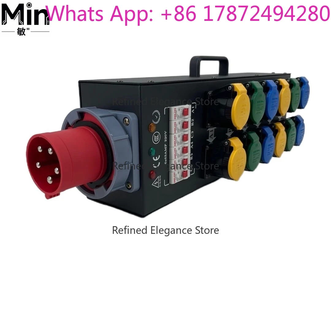 Industrial Stage Power Distribution Box With Aviation Plugs For LED Screen